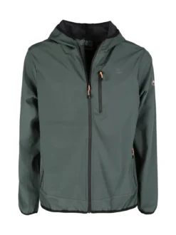 Athl Dpt Giacca sportiva da uomo impermeabile con cappuccio e zip