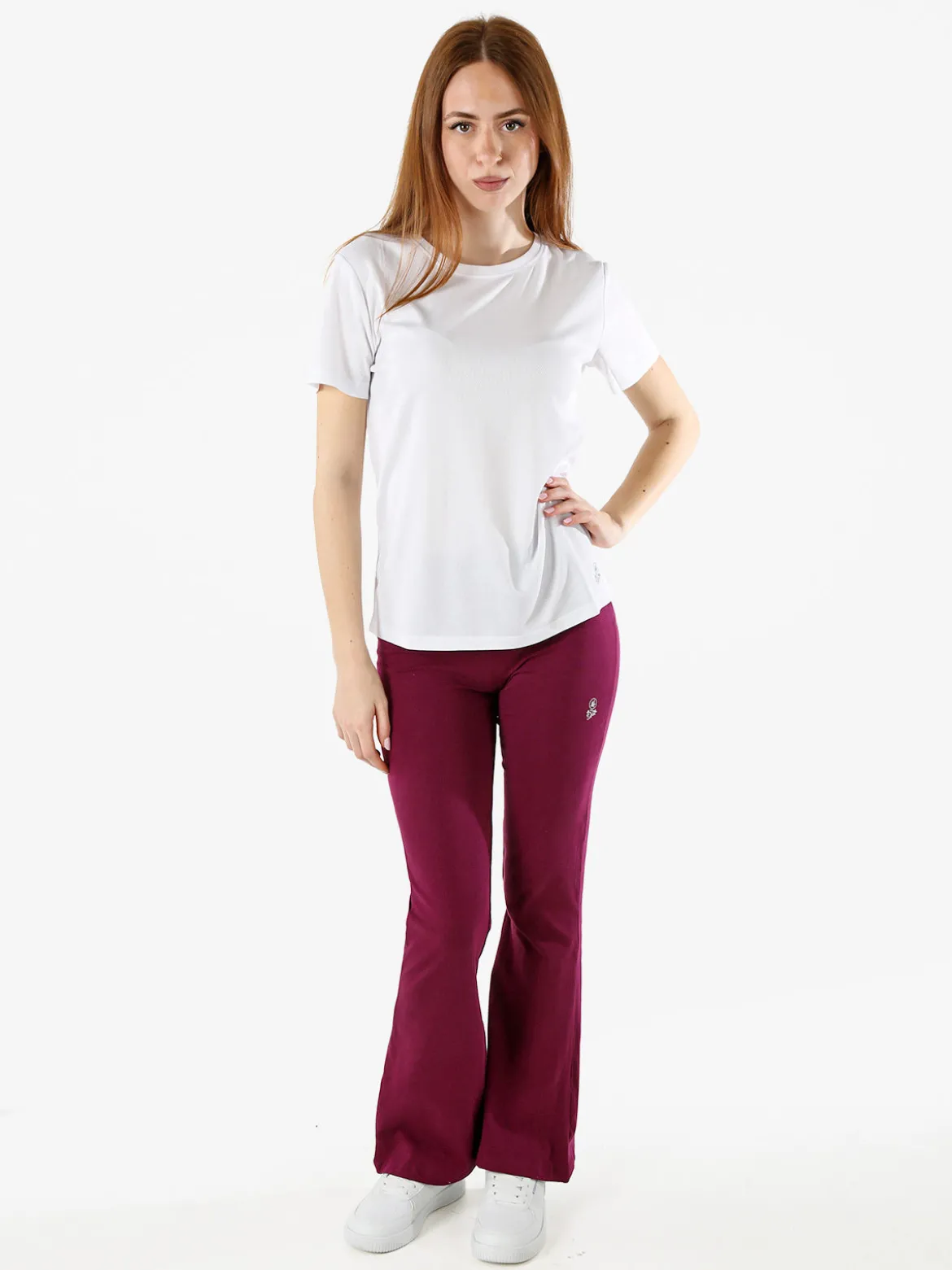 Athl Dpt Pantaloni donna sportivi a zampa - viola