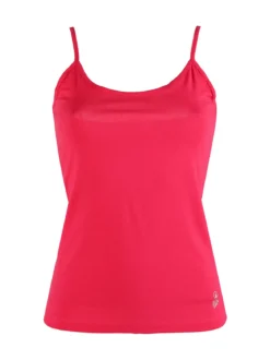 Athl Dpt Top donna in cotone con spalline sottili