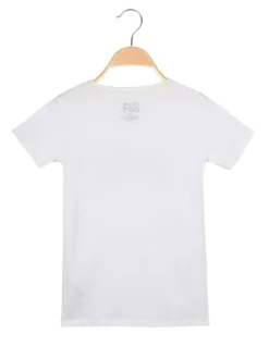 Athl Dpt T-shirt con scritta e glitter