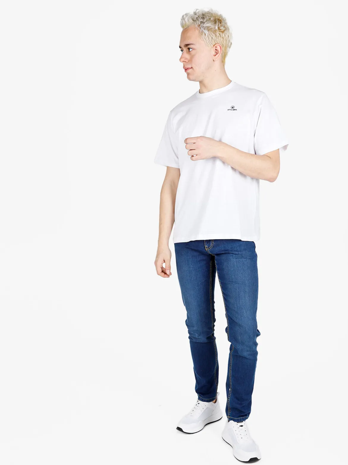 Athl Dpt T-shirt da uomo in cotone con logo