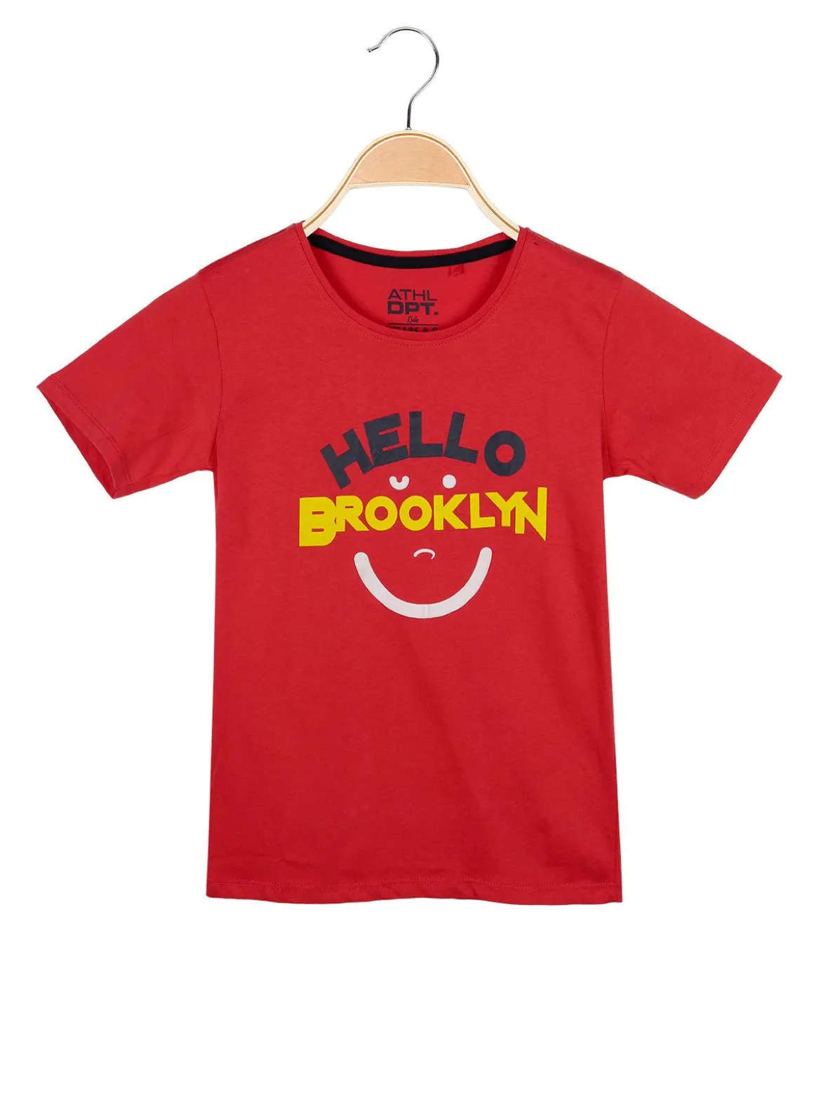 Athl Dpt T-shirt girocollo con scritte