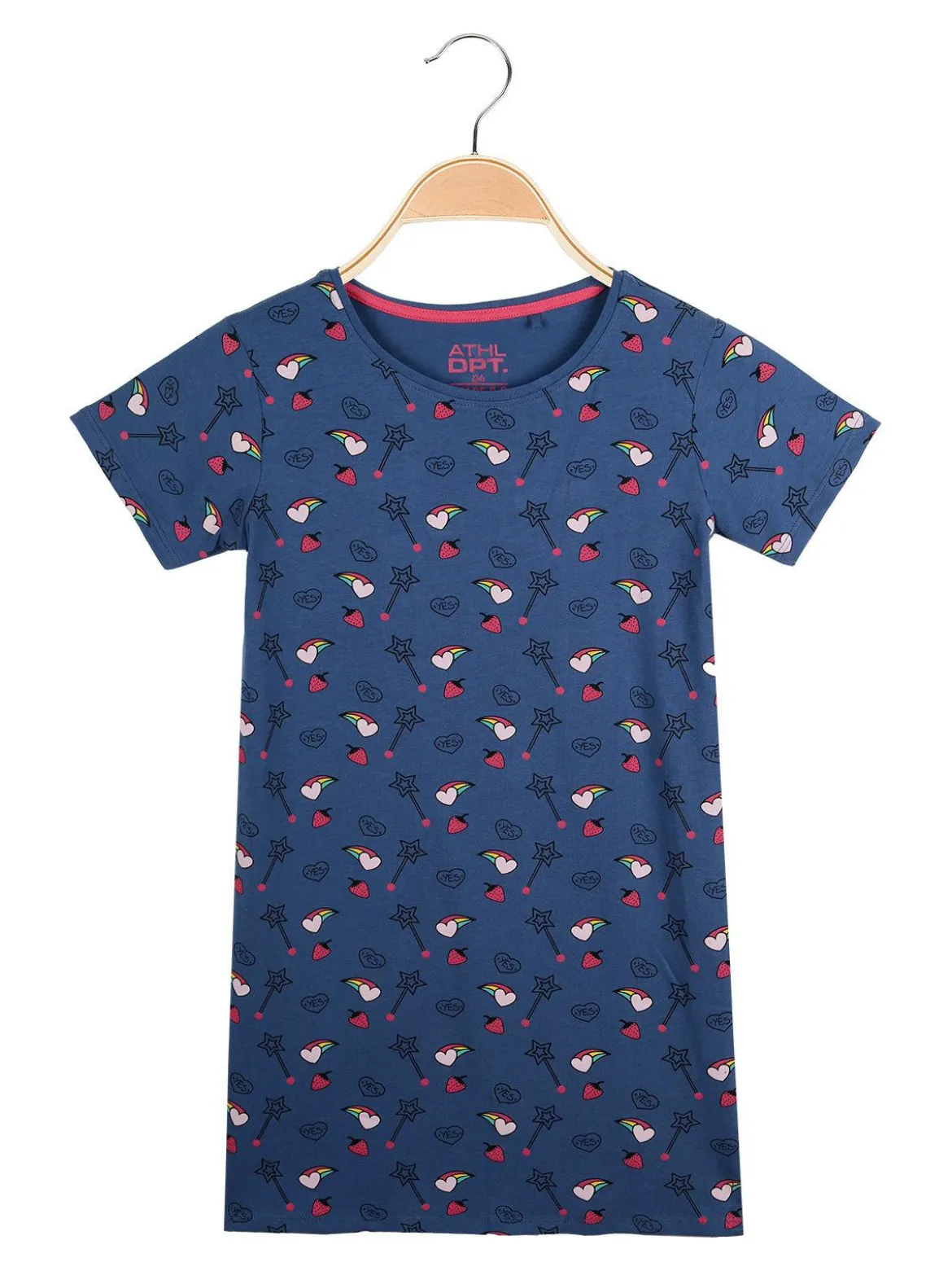 Athl Dpt T-shirt lunga con disegni