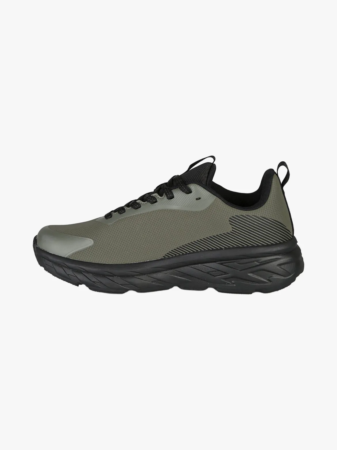 Australian ALPHA Sneakers uomo sportive con suola alta - militare