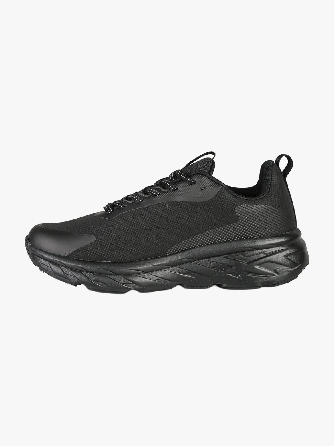 Australian ALPHA Sneakers uomo sportive con suola alta - nero