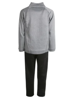 Australian Completo tuta da uomo 2 pezzi full zip con interno felpato - grigio