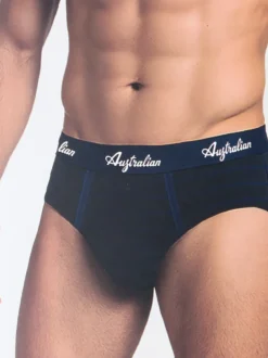 Australian Confezione da 3 slip uomo in cotone - assortito