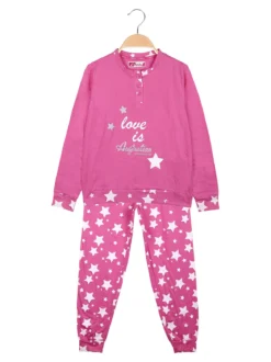Australian Pigiama lungo da bambina in caldo cotone