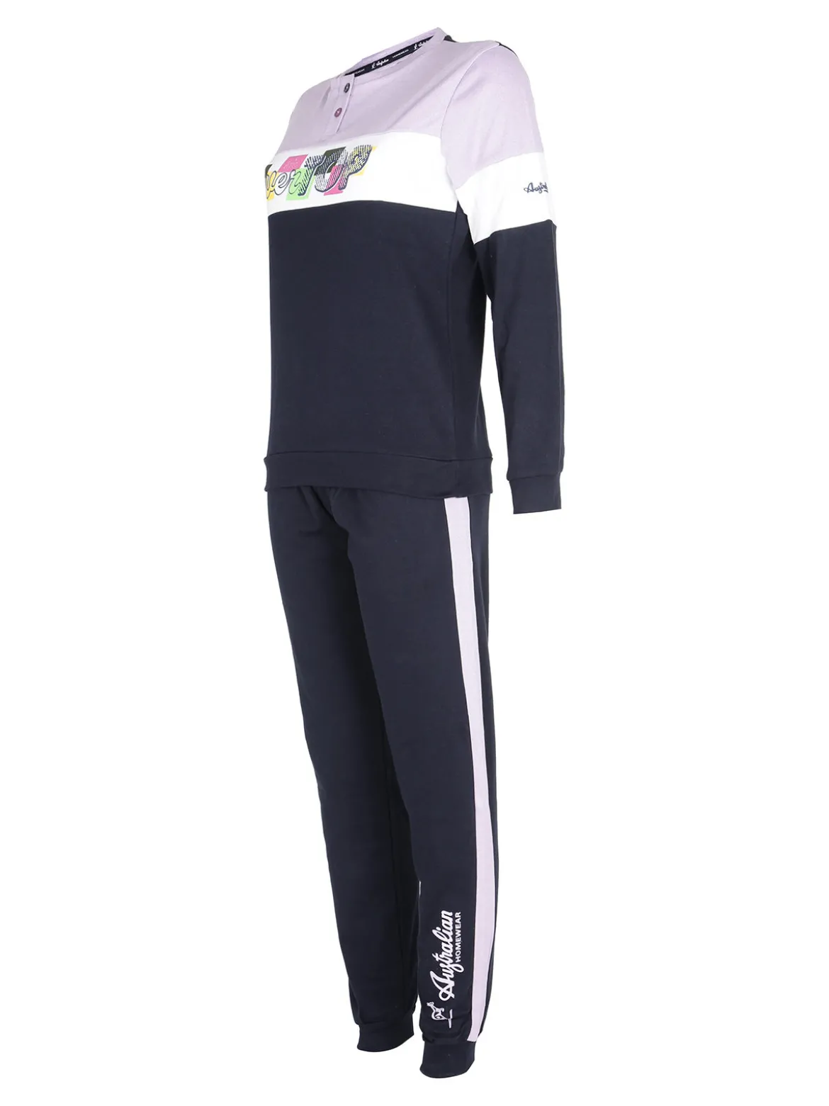 Australian Pigiama lungo da donna in misto cotone