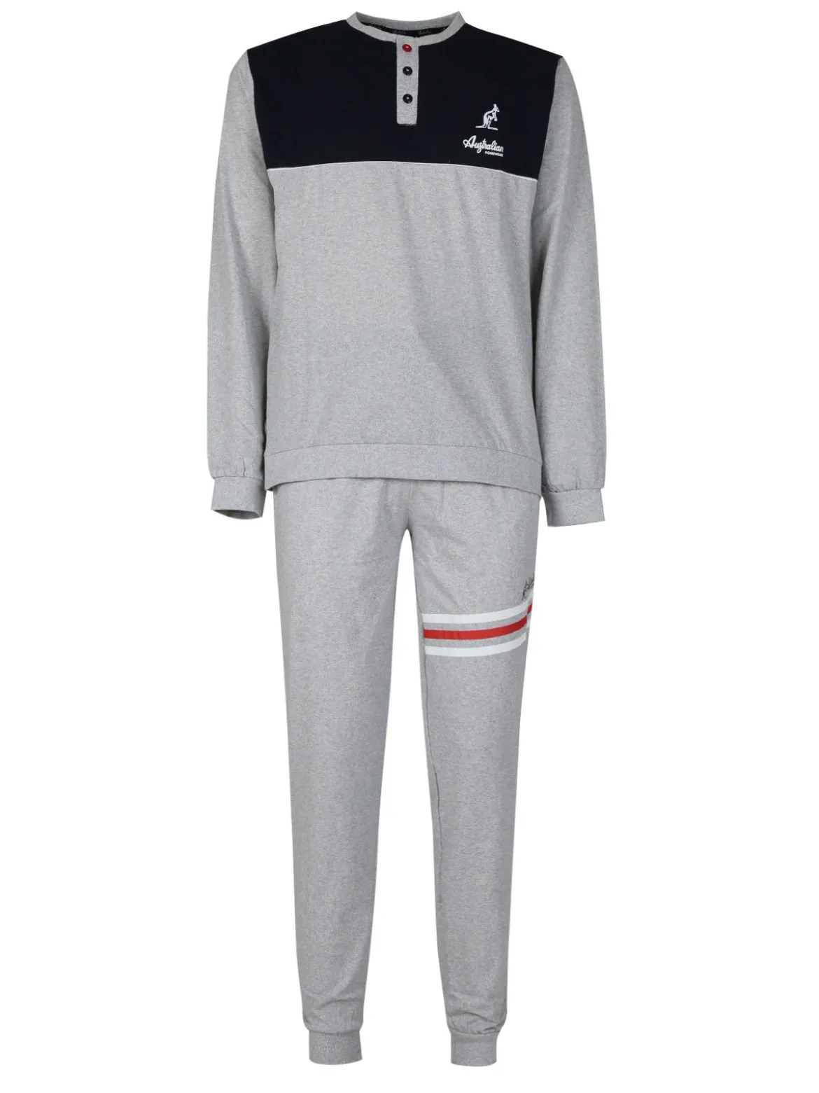 Australian Pigiama lungo da uomo bicolor
