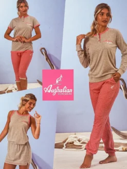 Australian Vestito da casa smanicato in cotone
