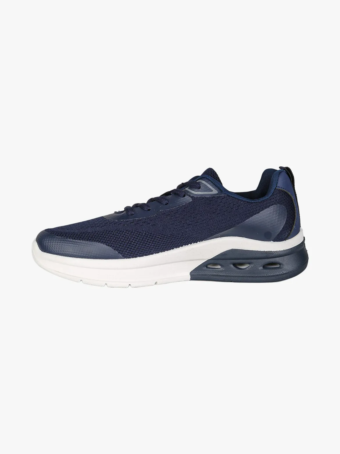 Axa Shoes Sneakers sportive da uomo in maglia - blu scuro