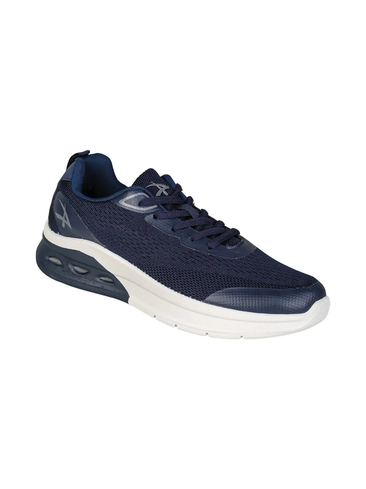 Axa Shoes Sneakers sportive da uomo in maglia - blu scuro