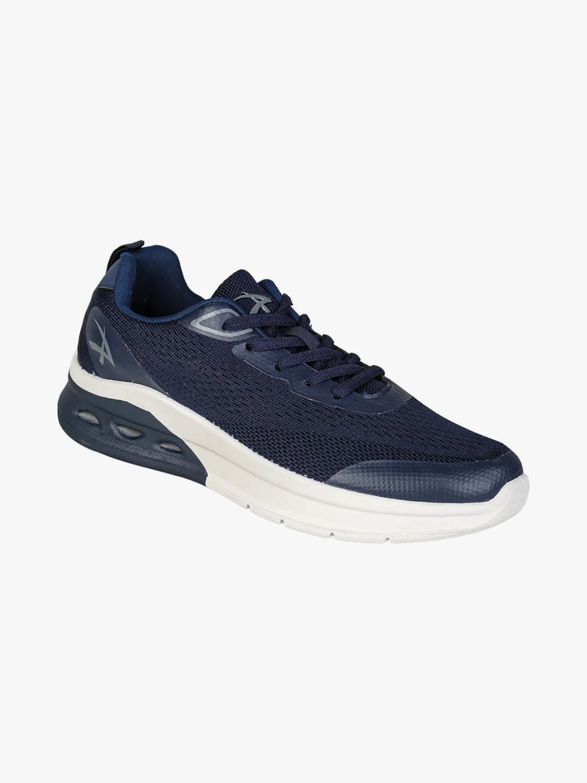Axa Shoes Sneakers sportive da uomo in maglia - blu scuro