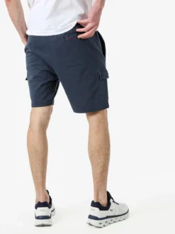 Baci & Abbracci Bermuda da uomo in cotone con tasconi - blu scuro