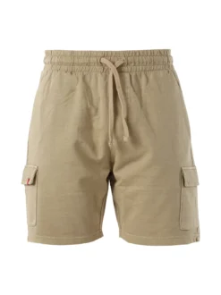 Baci & Abbracci Bermuda da uomo in cotone con tasconi - khaki