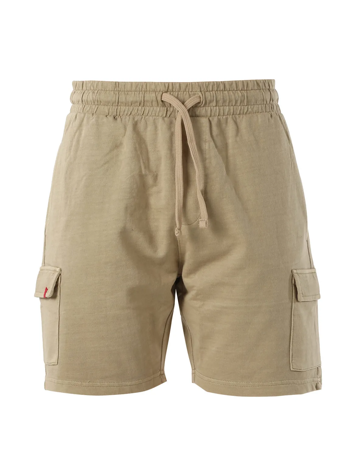 Baci & Abbracci Bermuda da uomo in cotone con tasconi - khaki