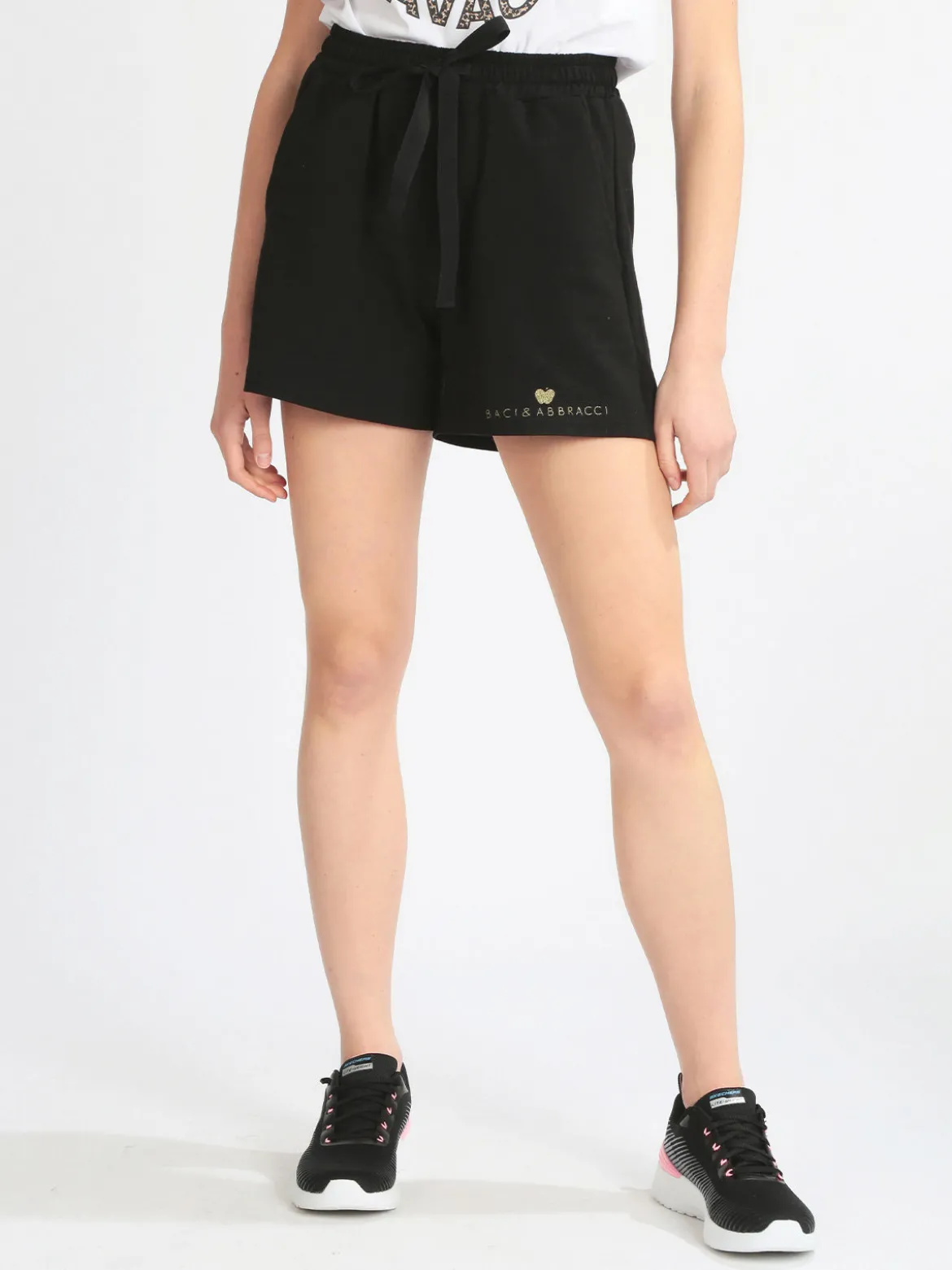 Baci & Abbracci Bermuda donna in felpa