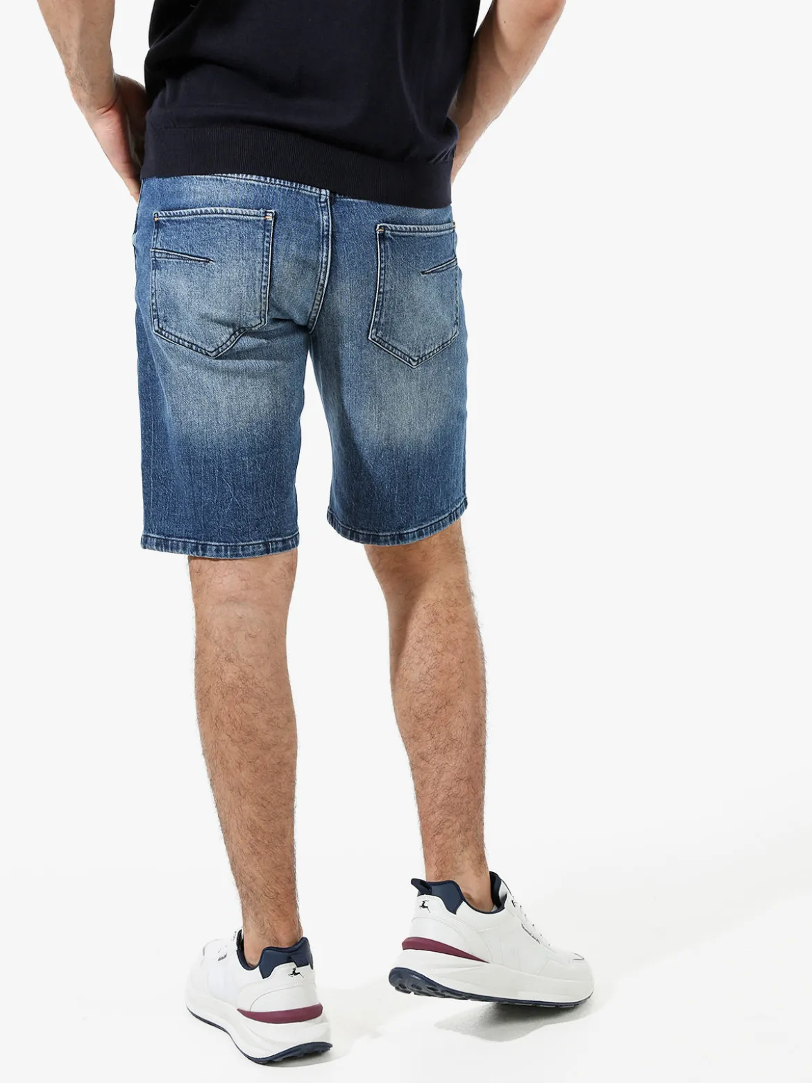Baci & Abbracci Bermuda in jeans da uomo - jeans