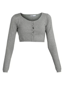Baci & Abbracci Coprispalle corto in maglia con bottoni