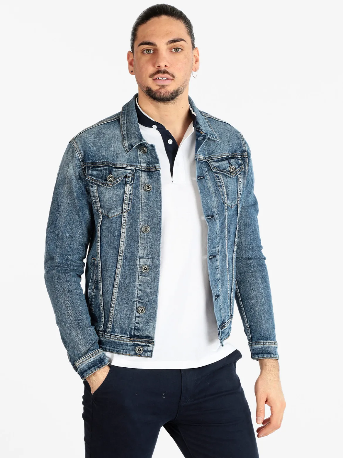 Baci & Abbracci Giacca in jeans da uomo