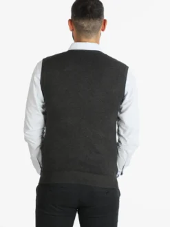 Baci & Abbracci Gilet uomo smanicato in maglia
