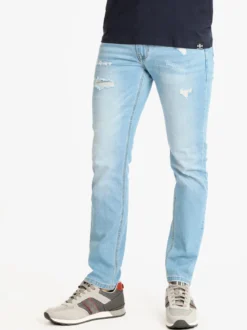 Baci & Abbracci Jeans chiari da uomo con strappi