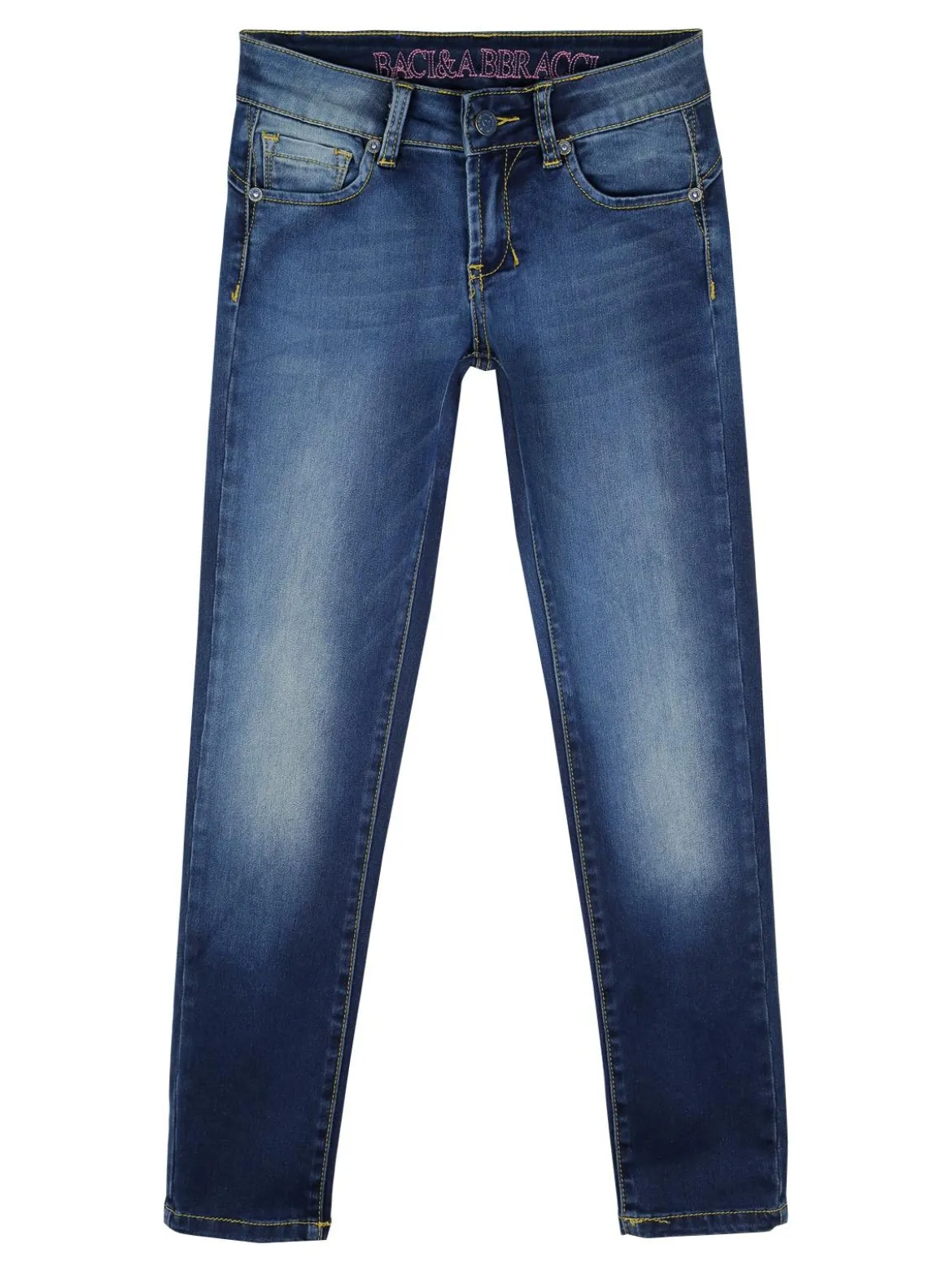 Baci & Abbracci Jeans con paillettes bambina