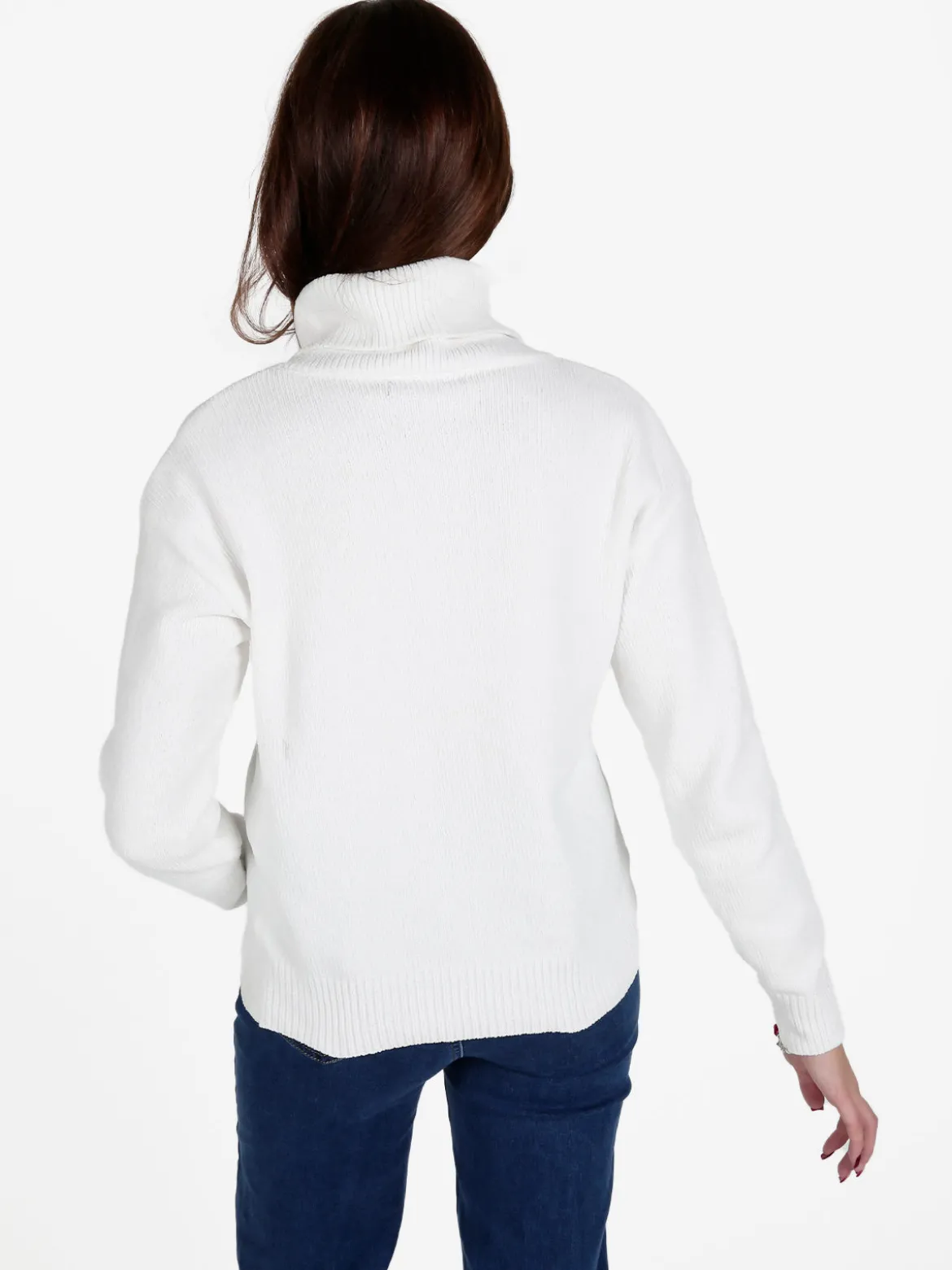 Baci & Abbracci Maglia dolcevita da donna in ciniglia