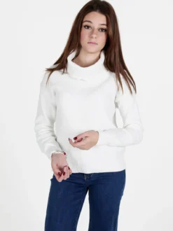 Baci & Abbracci Maglia dolcevita da donna in ciniglia