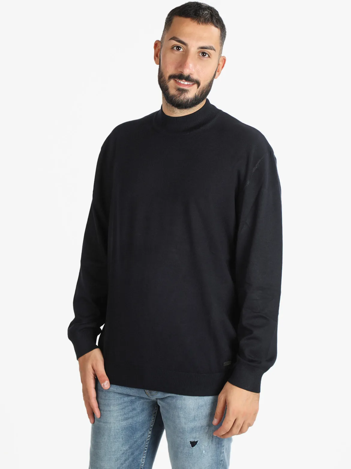 Baci & Abbracci Maglia lupetto da uomo taglie forti