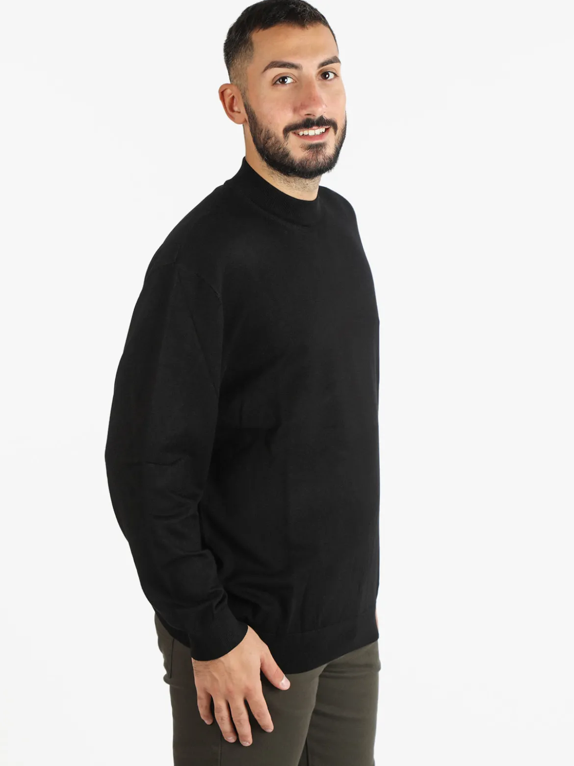 Baci & Abbracci Maglia lupetto da uomo taglie forti