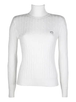 Baci & Abbracci Maglione dolcevita da donna a trecce