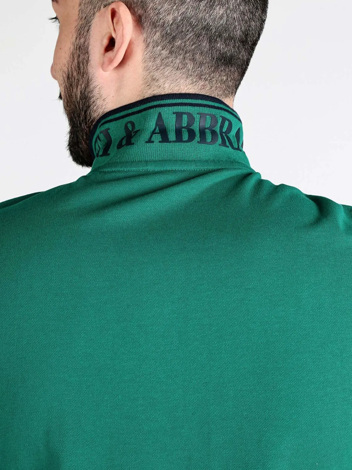 Baci & Abbracci Polo da uomo a maniche corte in cotone