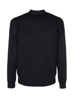 Baci & Abbracci Polo da uomo in maglia a maniche lunghe