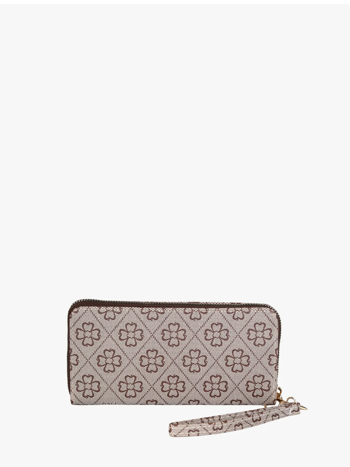 Baci & Abbracci Portafoglio da donna con zip - marrone