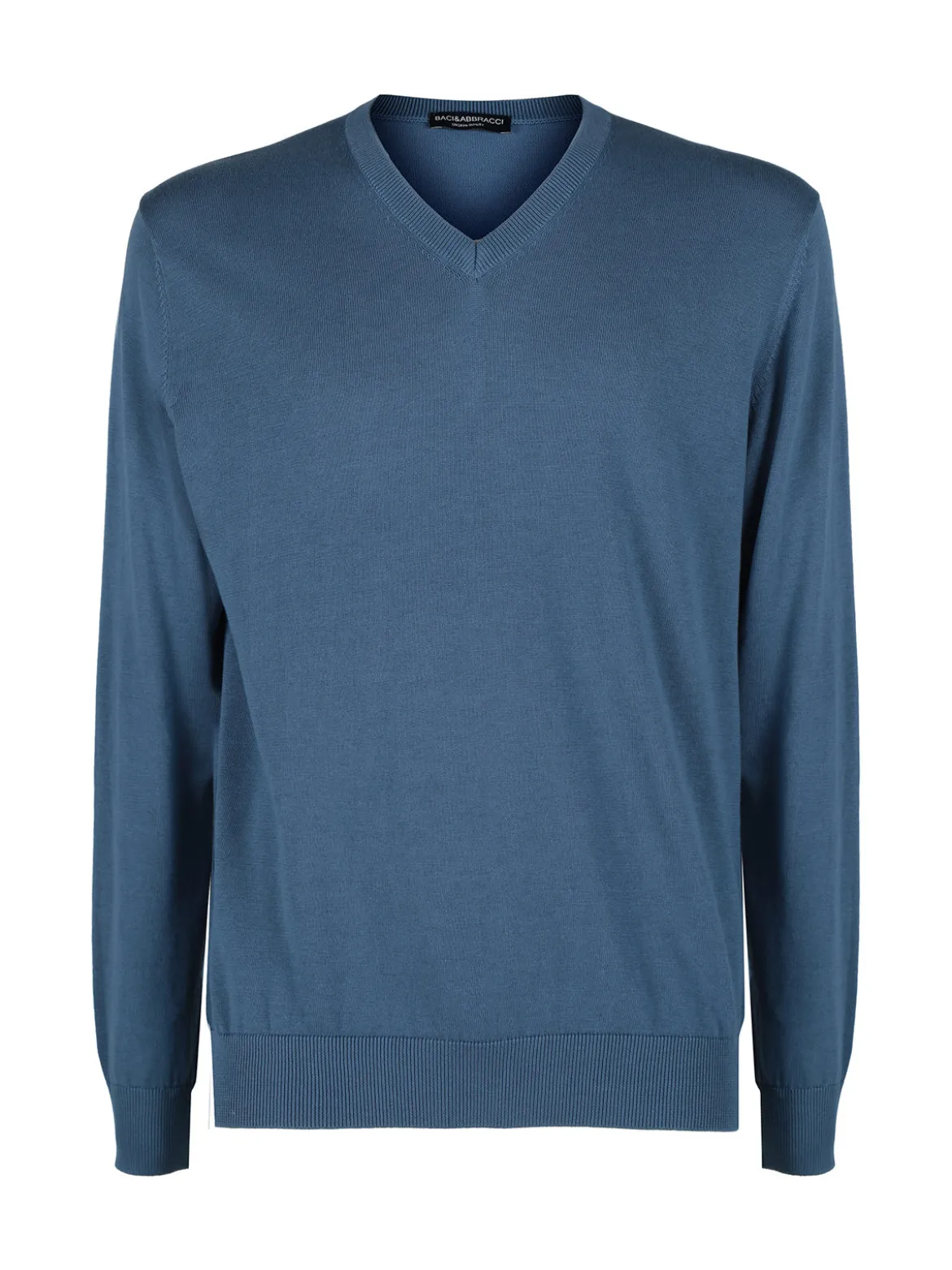 Baci & Abbracci Pullover da uomo in maglia scollo V