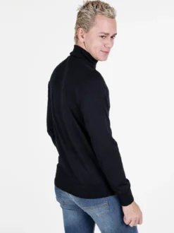 Baci & Abbracci Pullover dolcevita in maglia da uomo