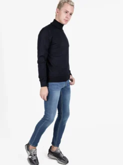 Baci & Abbracci Pullover dolcevita in maglia da uomo
