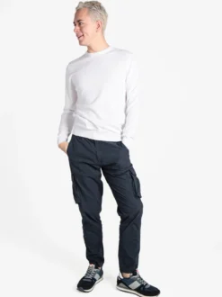 Baci & Abbracci Pullover girocollo da uomo in maglia extra fine