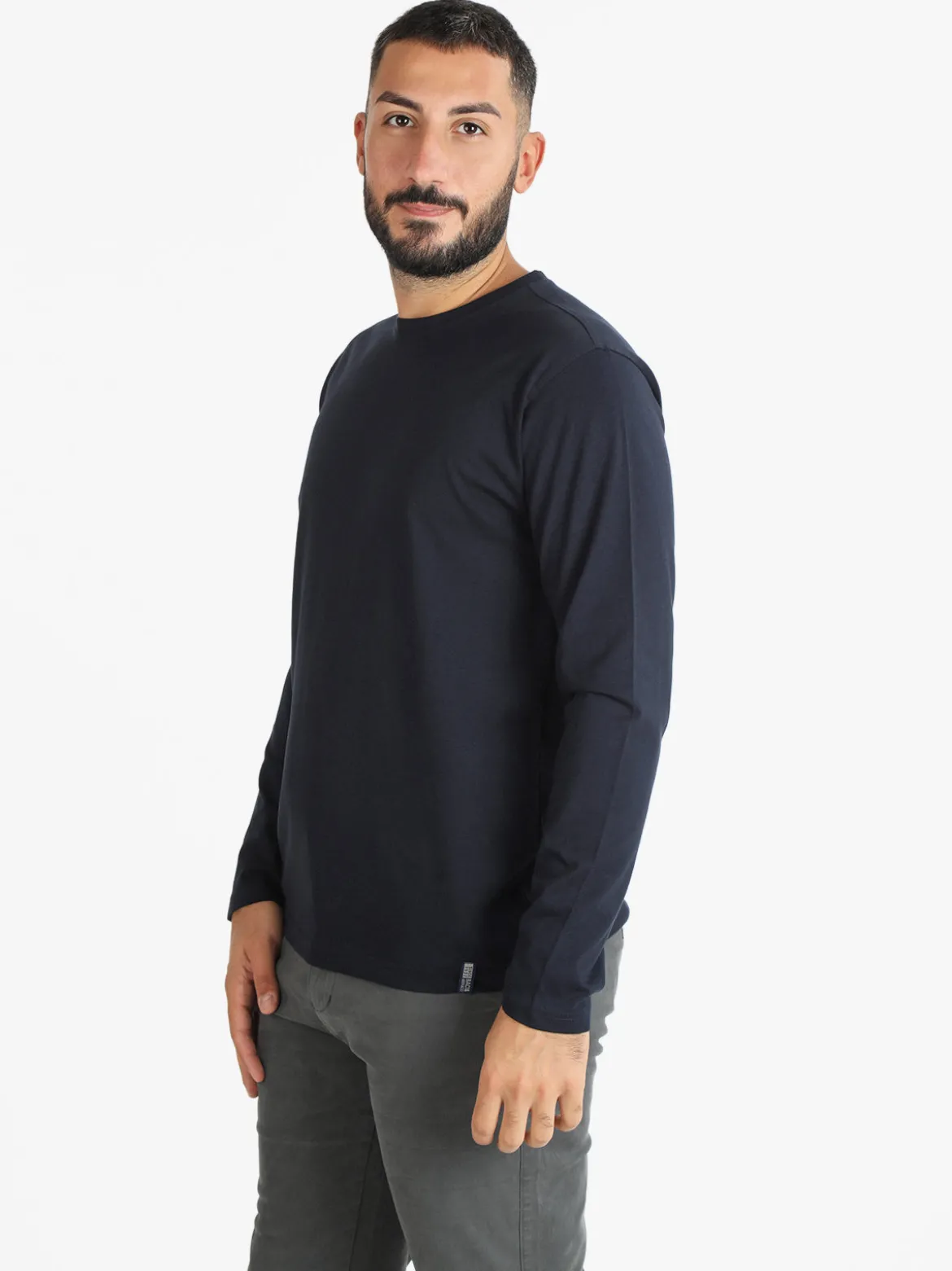 Baci & Abbracci T-shirt manica lunga uomo in cotone