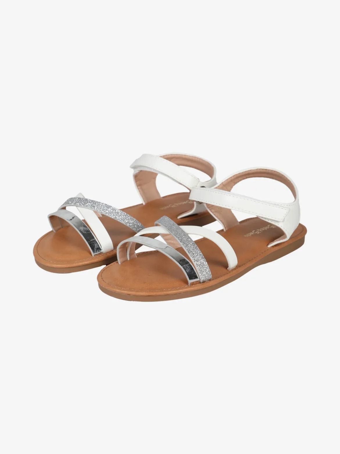 Bacio & Bacio Sandali da ragazza glitter con cinturino a strappo