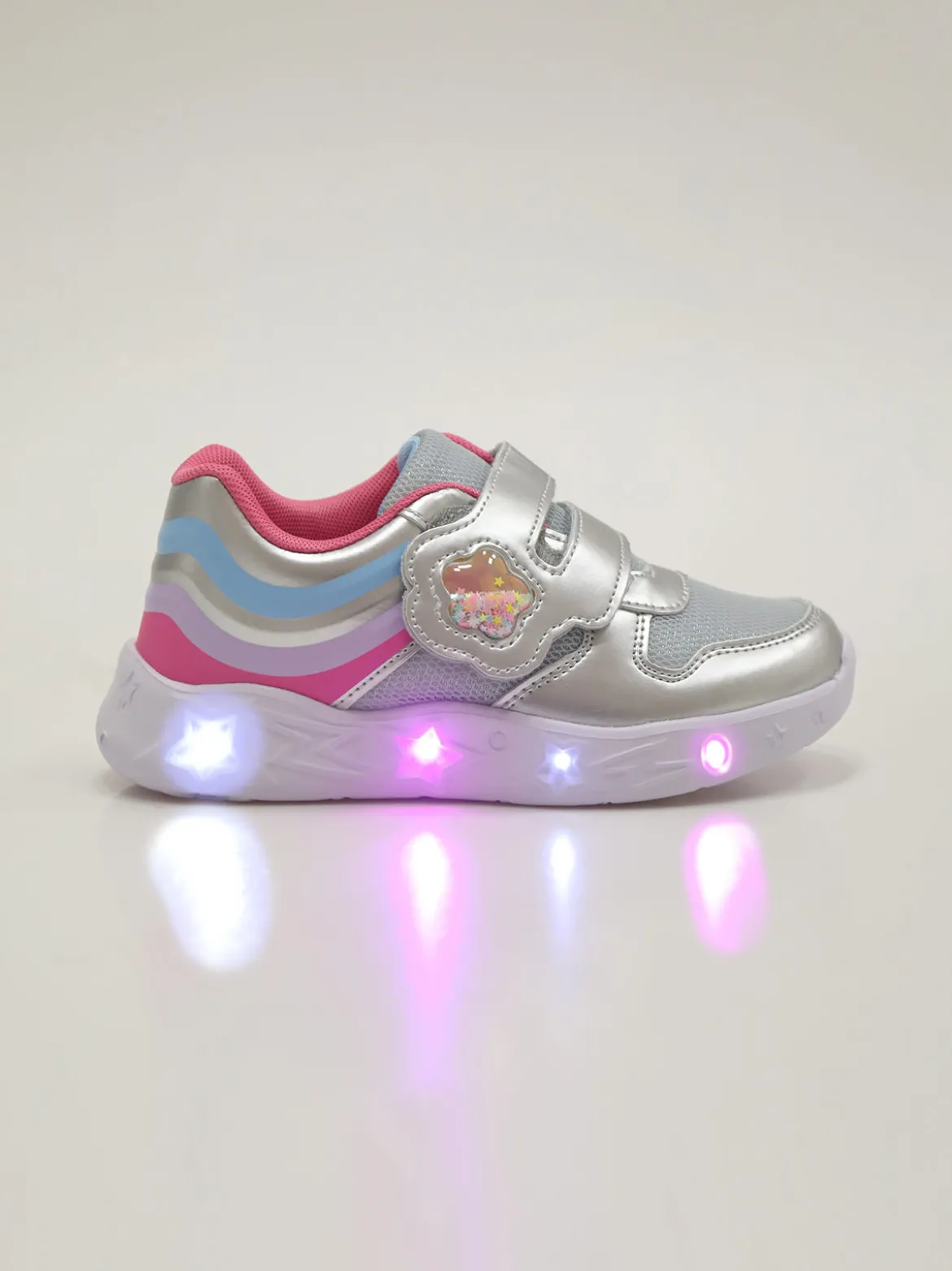 Bacio & Bacio Sneakers da bambina con luci e strappo