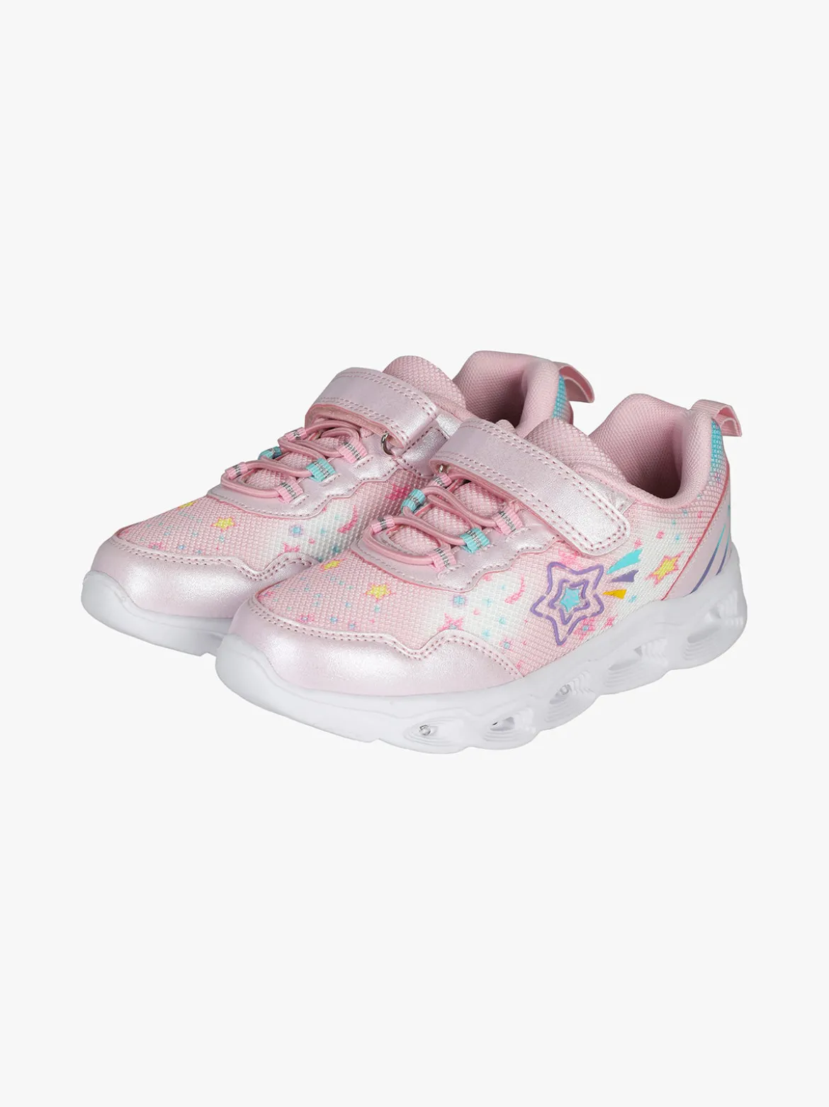 Bacio & Bacio Sneakers da ragazza con chiusura a strappo e luci