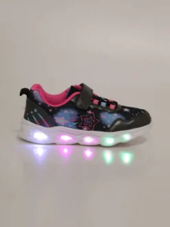 Bacio & Bacio Sneakers da ragazza con chiusura a strappo e luci