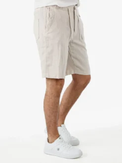 Bad Boys Bermuda in lino da uomo - beige