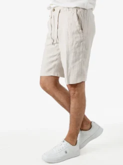 Bad Boys Bermuda in lino da uomo - beige