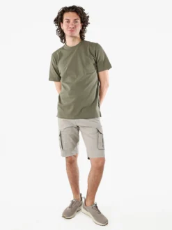 Bad Boys T-shirt girocollo da uomo in cotone - militare