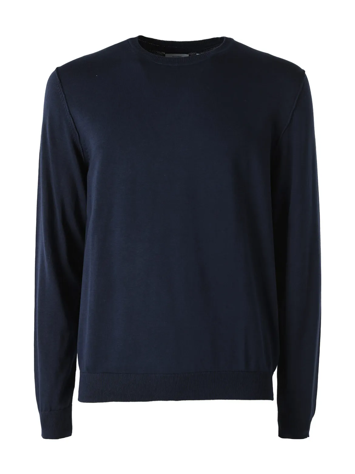 Baker'S Pullover girocollo da uomo in cotone - blu scuro