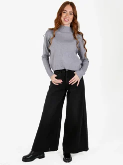 Baseventi Jeans baggy da donna - nero